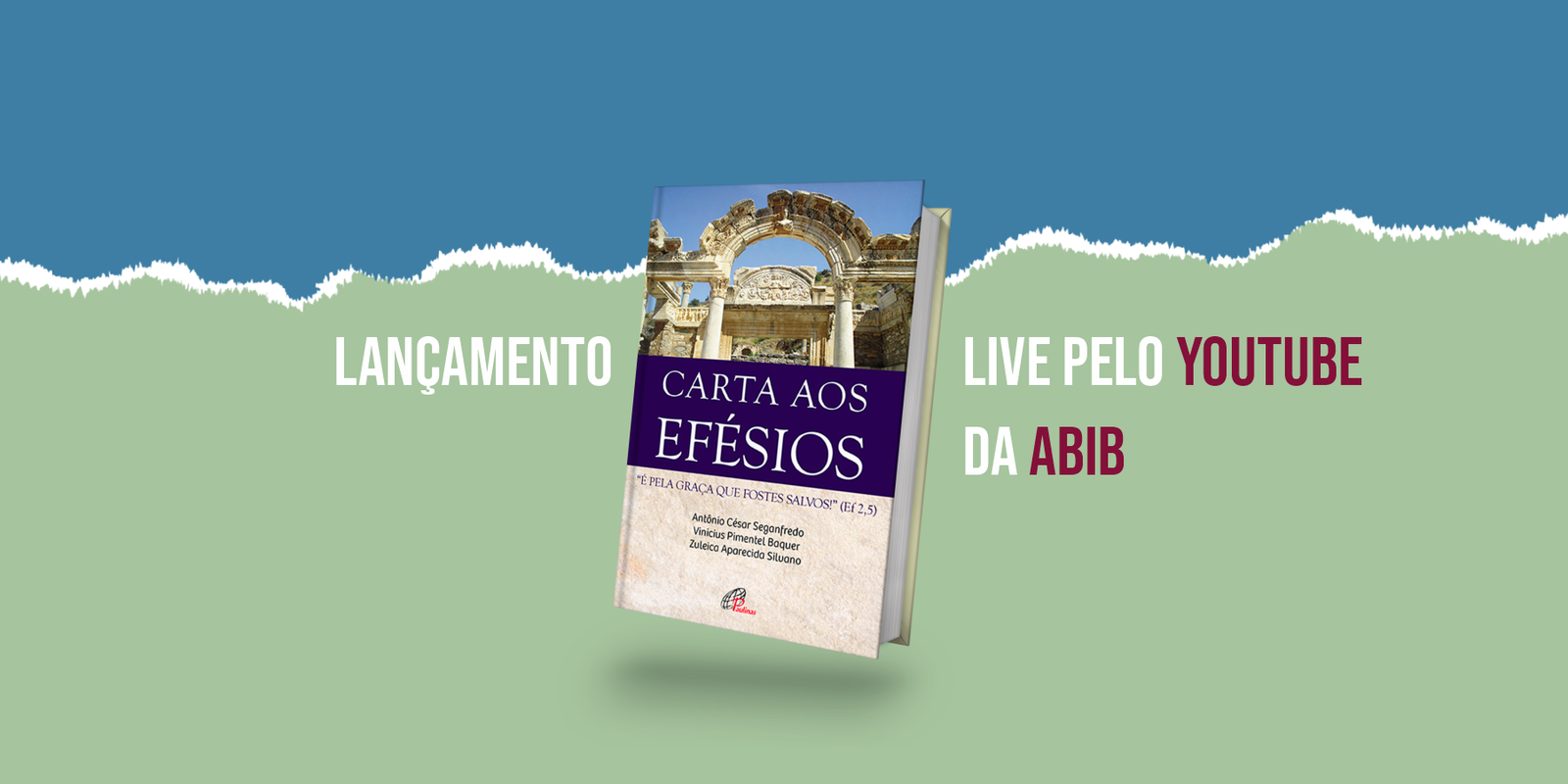 Live de Lançamento do Livro “Carta aos Efésios: É pela graça que fostes salvos!” Promete Encontro Enriquecedor