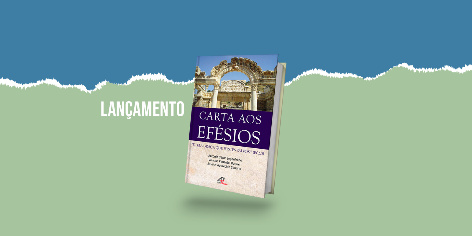 Professor do ITESP, Pe. Antônio César Seganfredo, scalabriniano, lança livro em conjunto com outros biblistas sobre a CARTA AO EFÉSIOS, em vista do Mês da Bíblia.