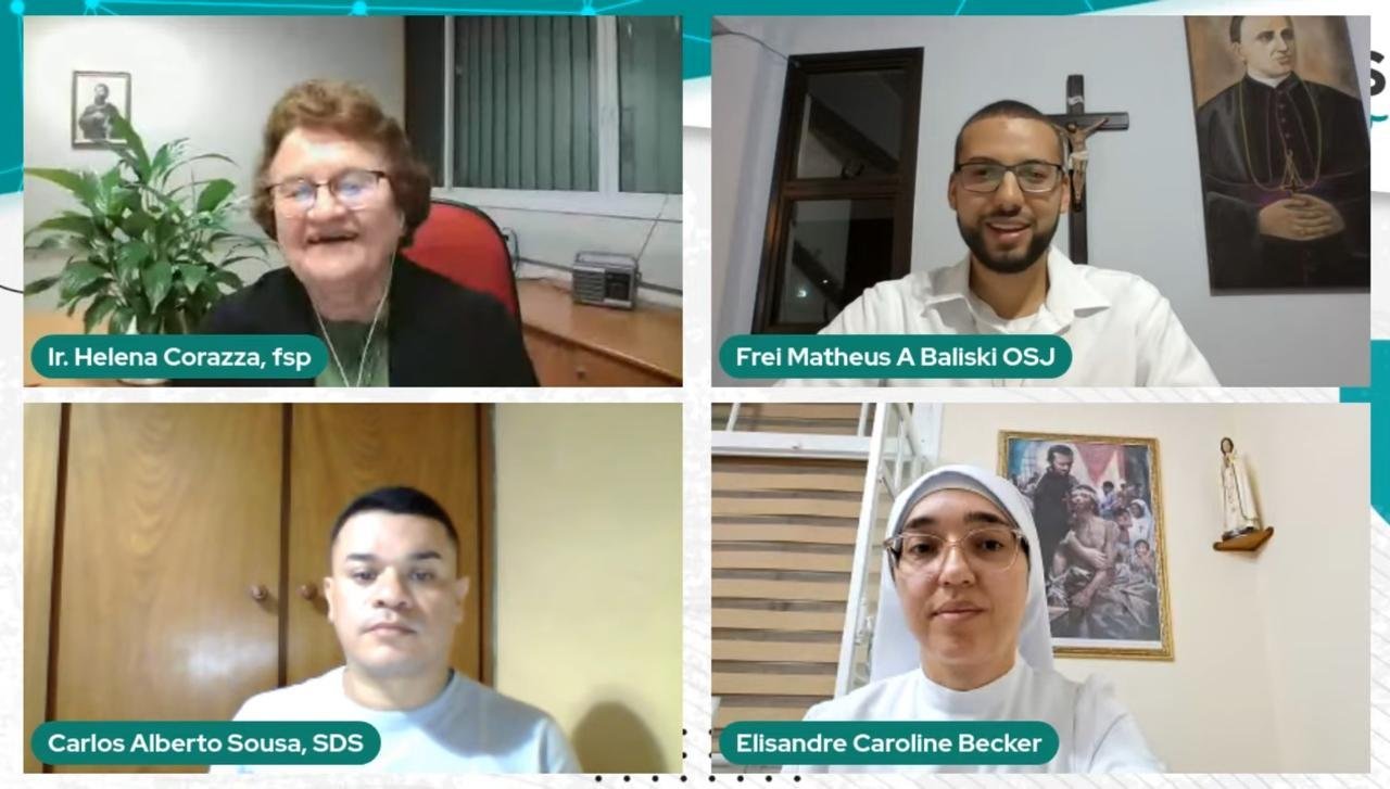 Alunos do ITESP discutem importância da Comunicação na Teologia em live promovida pelas Irmãs Paulinas