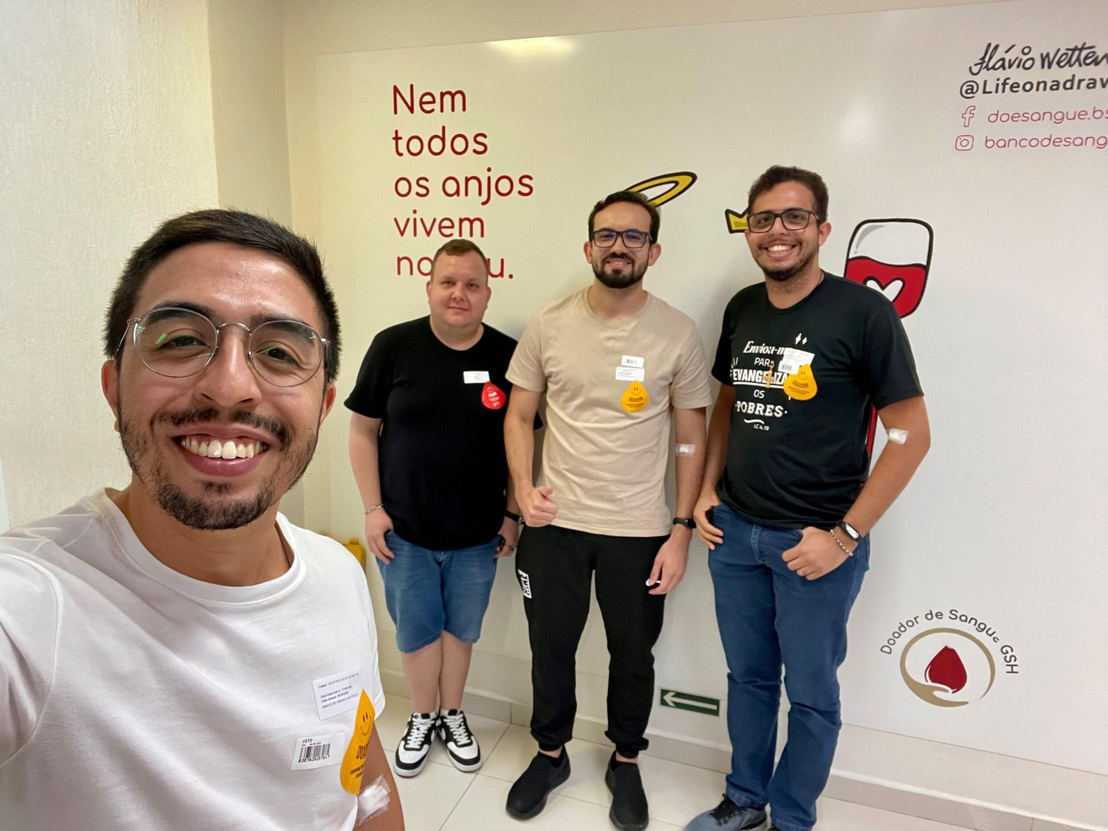 Alunos do ITESP participam do Junho Vermelho com gesto de solidariedade que salva vidas
