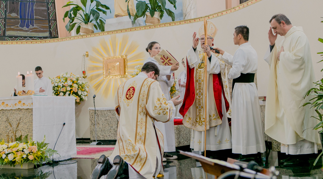 Ex-aluno do ITESP é ordenado diácono e reforça os vínculos da comunidade acadêmica com seus egressos